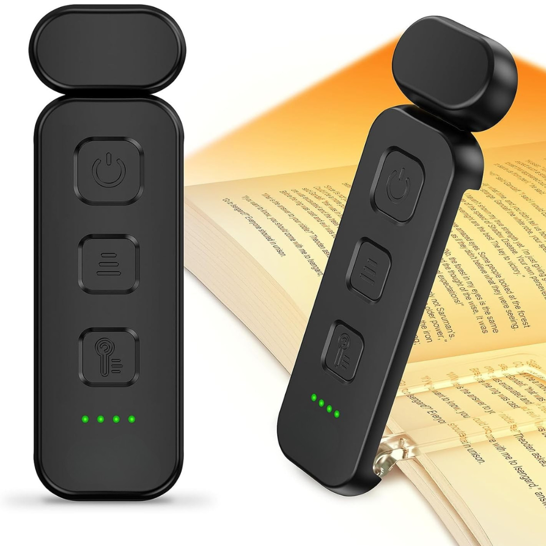 Kirjalamppu – 3 eri valotilaa – 1 vuoden takuu.